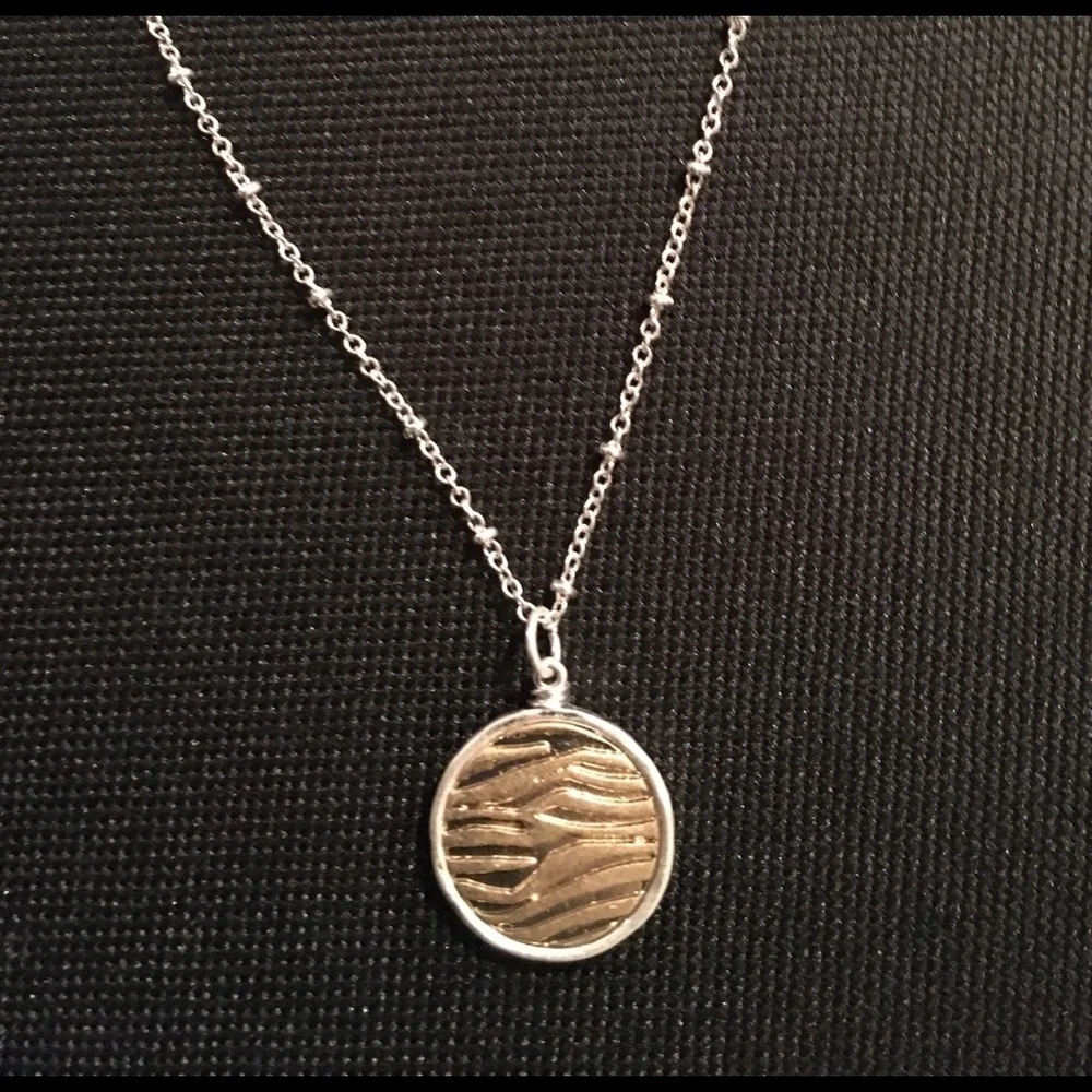 Crave Silver & Gold Tone Necklace 9” to 12” Length New in Package